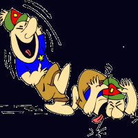cartoon-scoutsLaughing