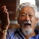Canadian environmentalist David Suzuki speaks during an interview in Sydney